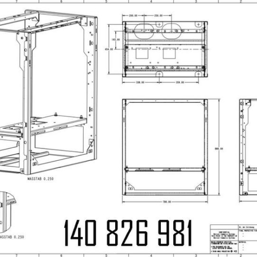 140826981 - GERUEST FOR HYD. MODULE 80 SK700 4/2/4 05